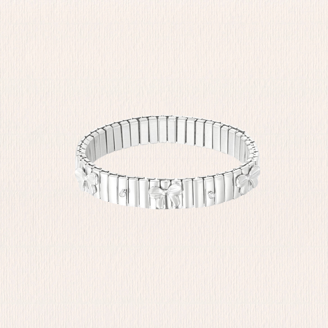 Bangle armband met strikjes
