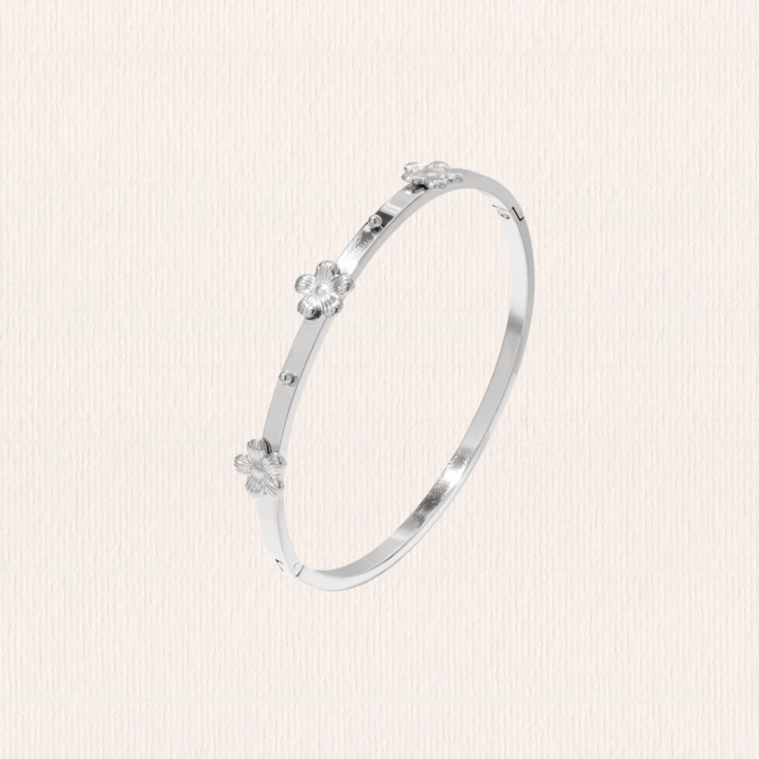 Bangle met bloemen