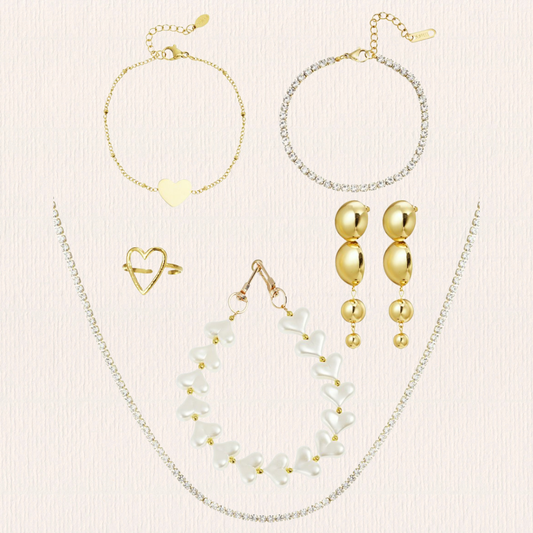 Adventkalener goud & wit