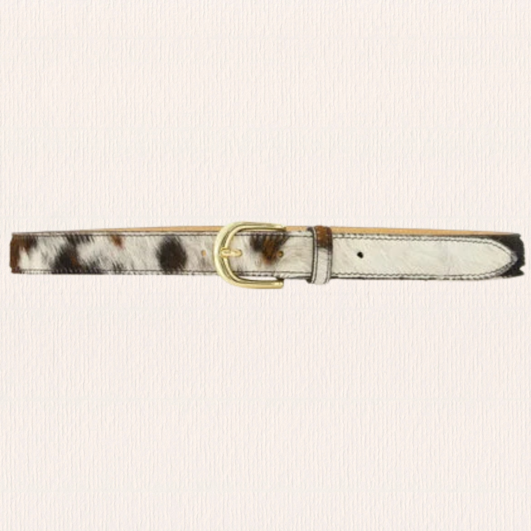 Koeienprint riem