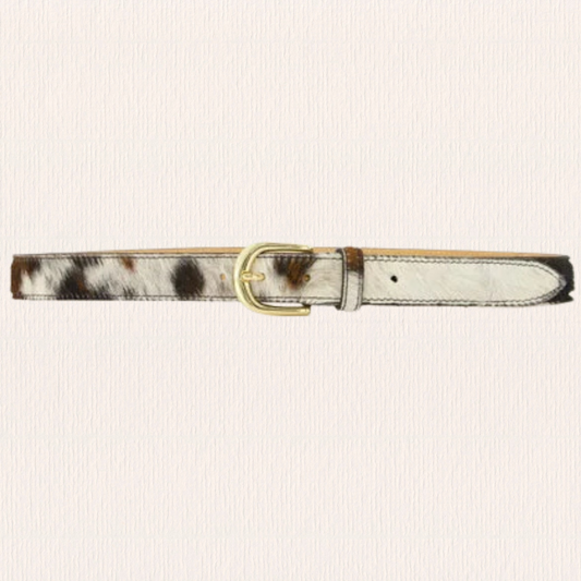 Koeienprint riem