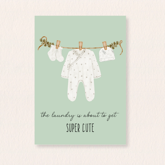 The laundry is about to get cute kaart