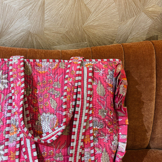 Roze strandtas/ weekendtas