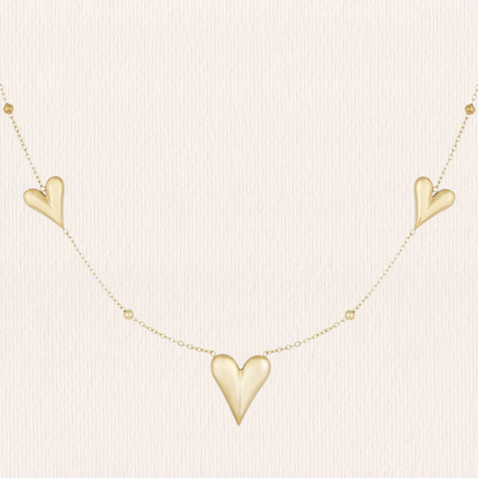 Ketting drie hartjes
