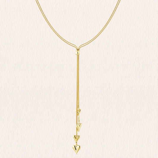 Lange ketting hartjes