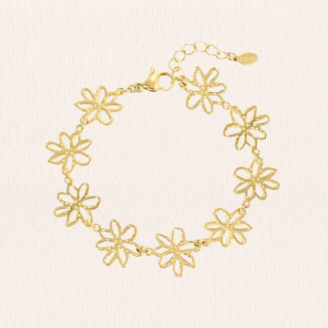 Bloemen armband