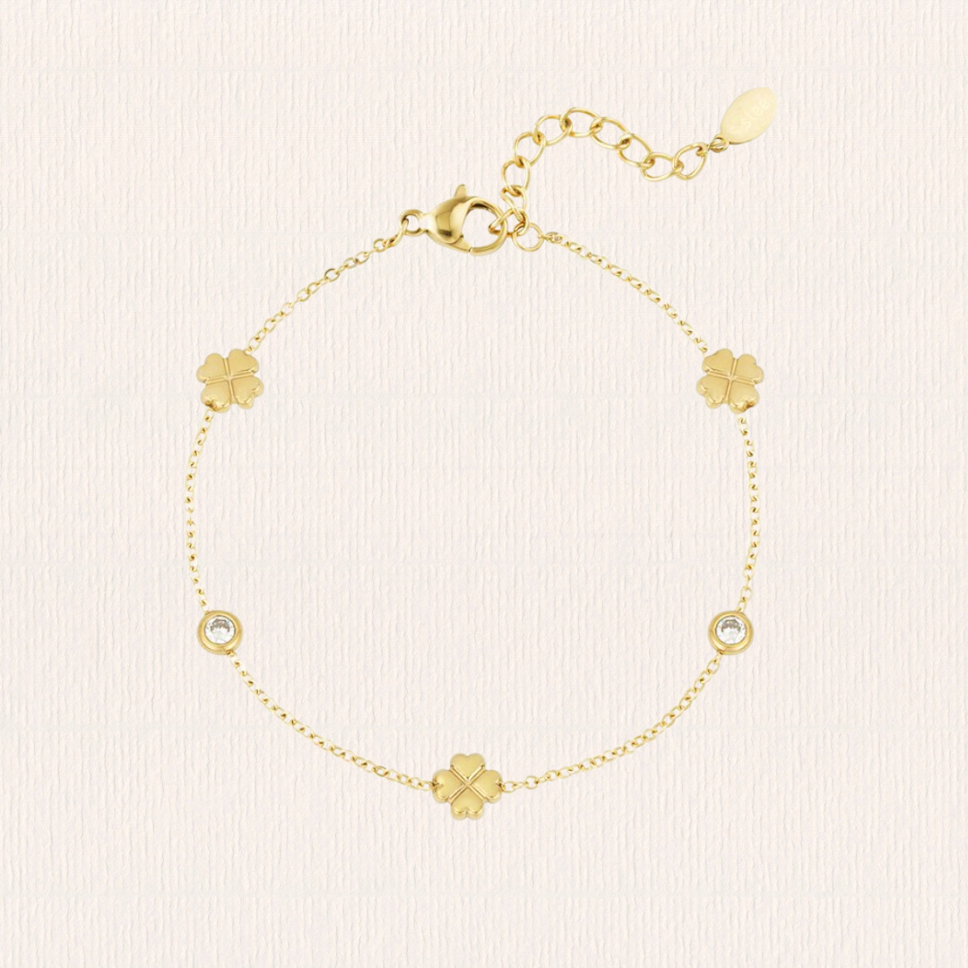 Armband klavertjes vier