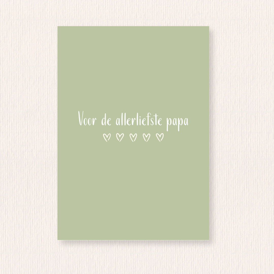 Allerliefste papa kaart