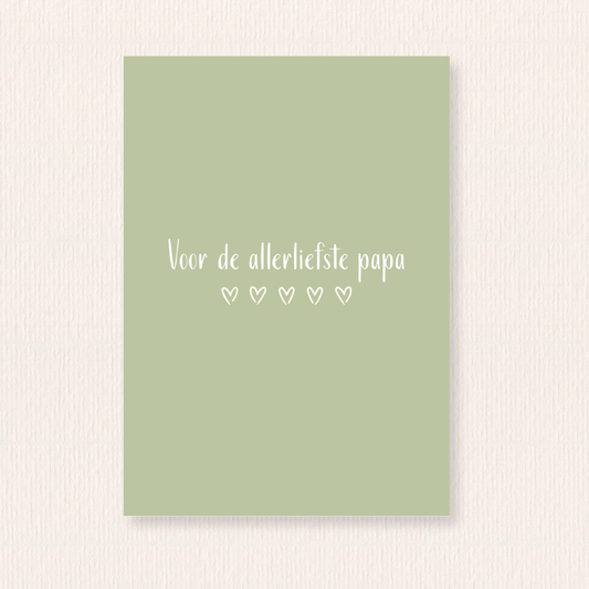 Allerliefste papa kaart