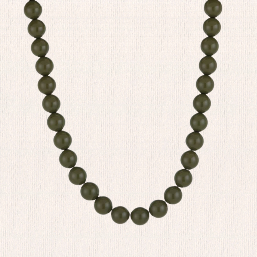 Groene kralenketting