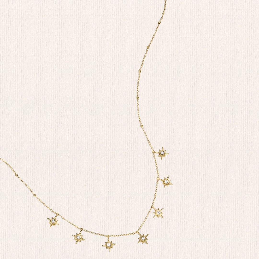 Ketting met vallende sterretjes