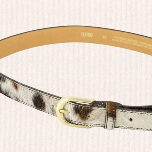 Koeienprint riem
