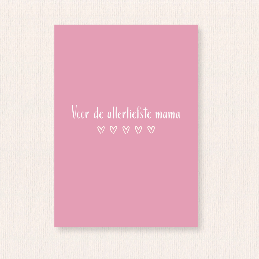 Allerliefste mama kaart
