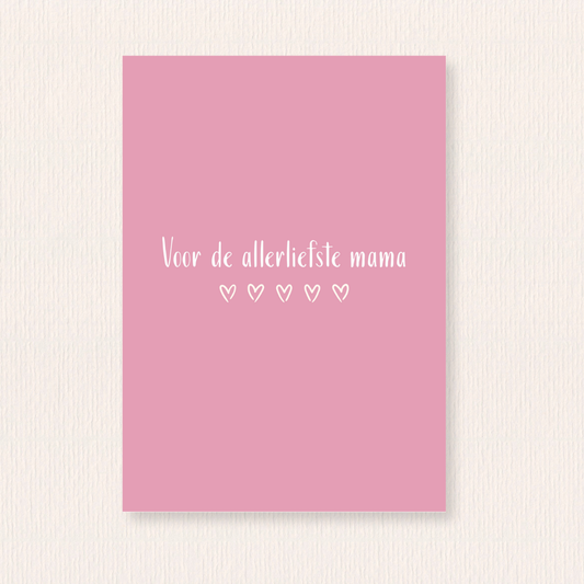Allerliefste mama kaart