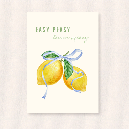 Easy peasy kaart