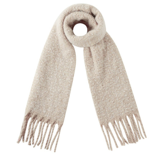 Beige glitter sjaal