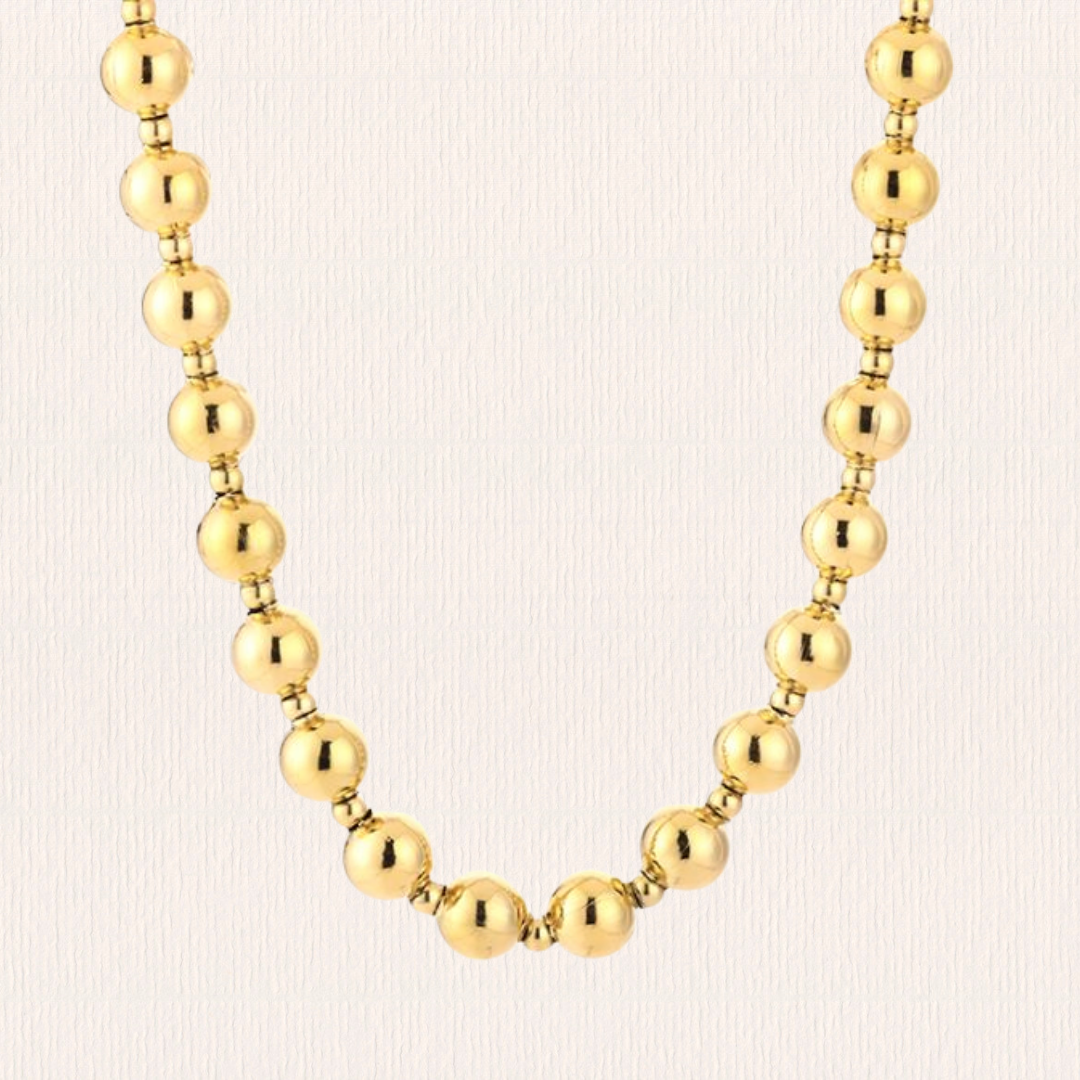 Gouden kralenketting