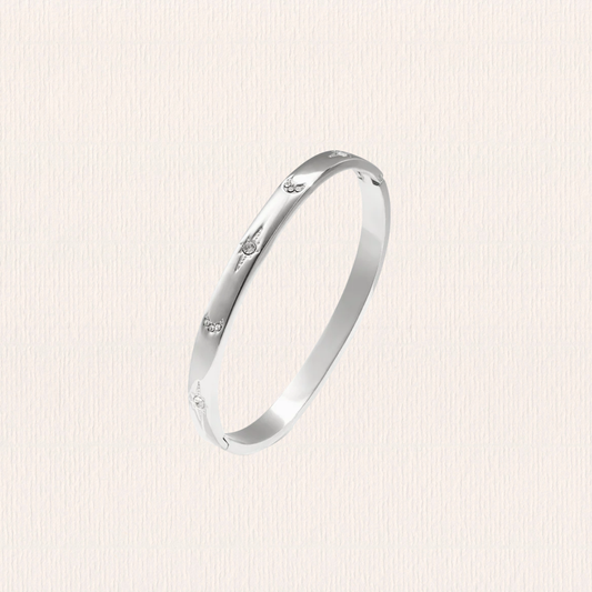 Glitter steentjes bangle