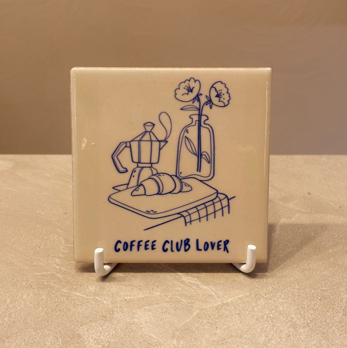 Coffee club lover tegeltje