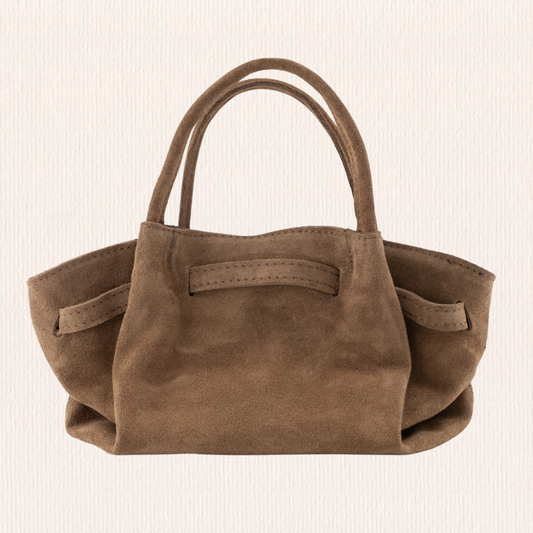 Bruin handtasje met goud detail