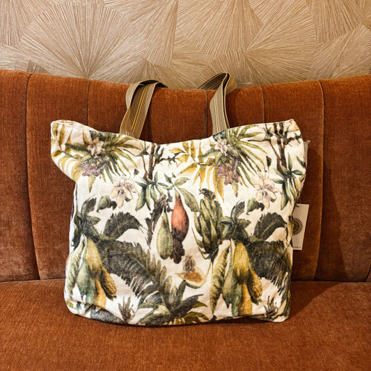 Groene strandtas/ weekendtas