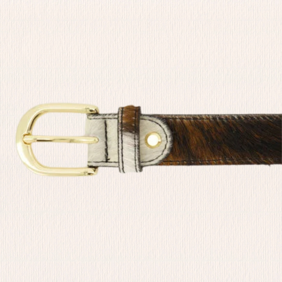 Koeienprint riem