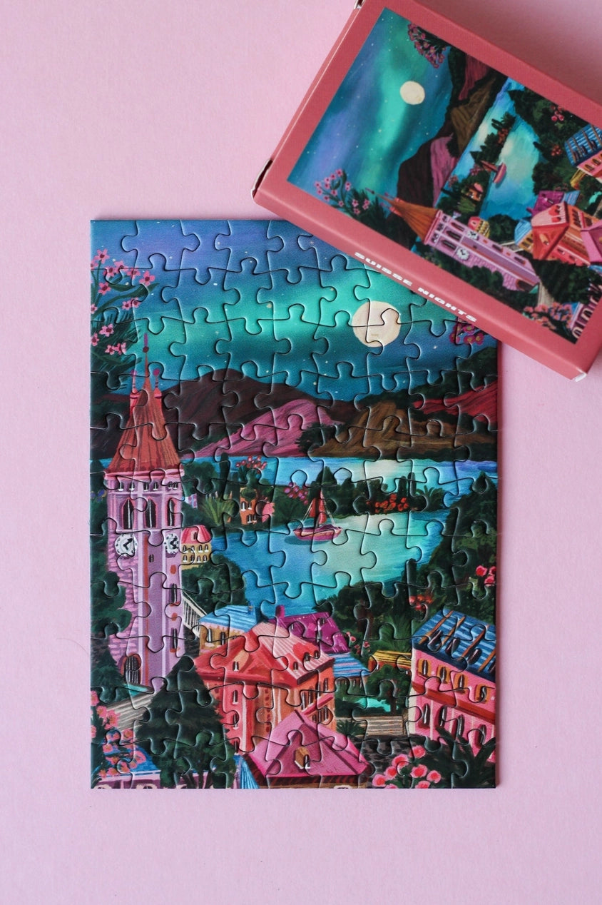 Suisse nights mini puzzel - 99 stukjes