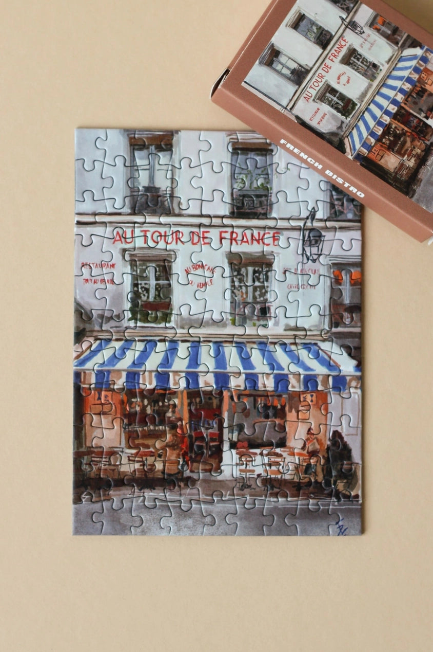 Franse bistro mini puzzel - 99 stukjes