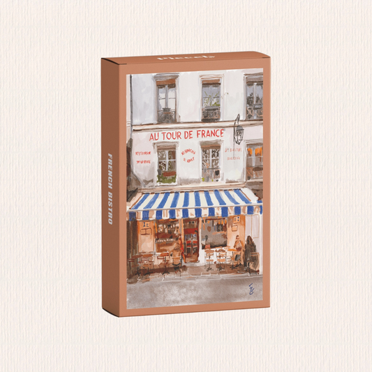 Franse bistro mini puzzel - 99 stukjes