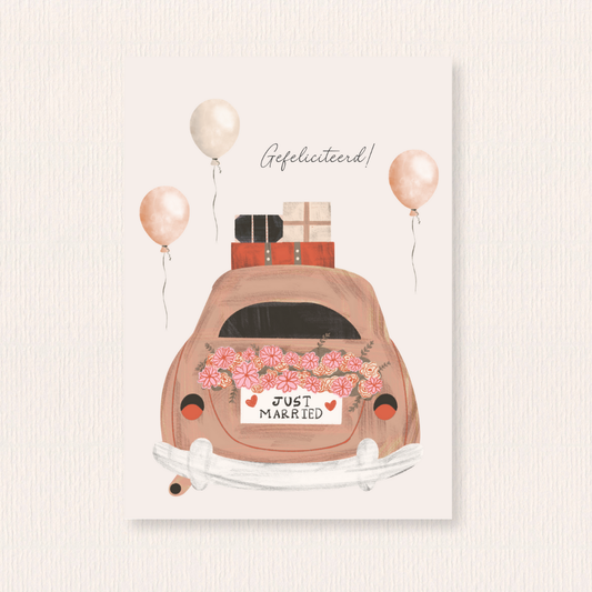 Just married kaart