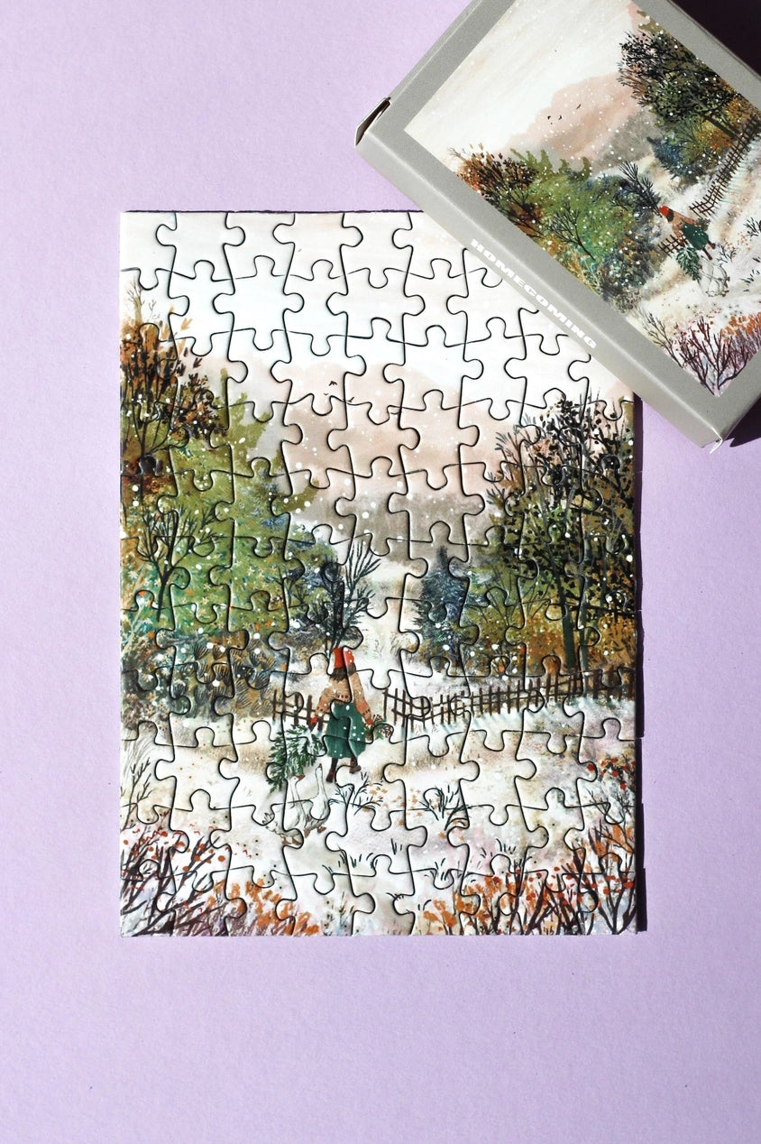 Thuiskomst mini puzzel - 99 stukjes