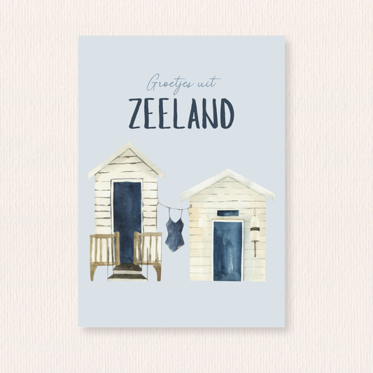 Groetjes uit Zeeland kaart