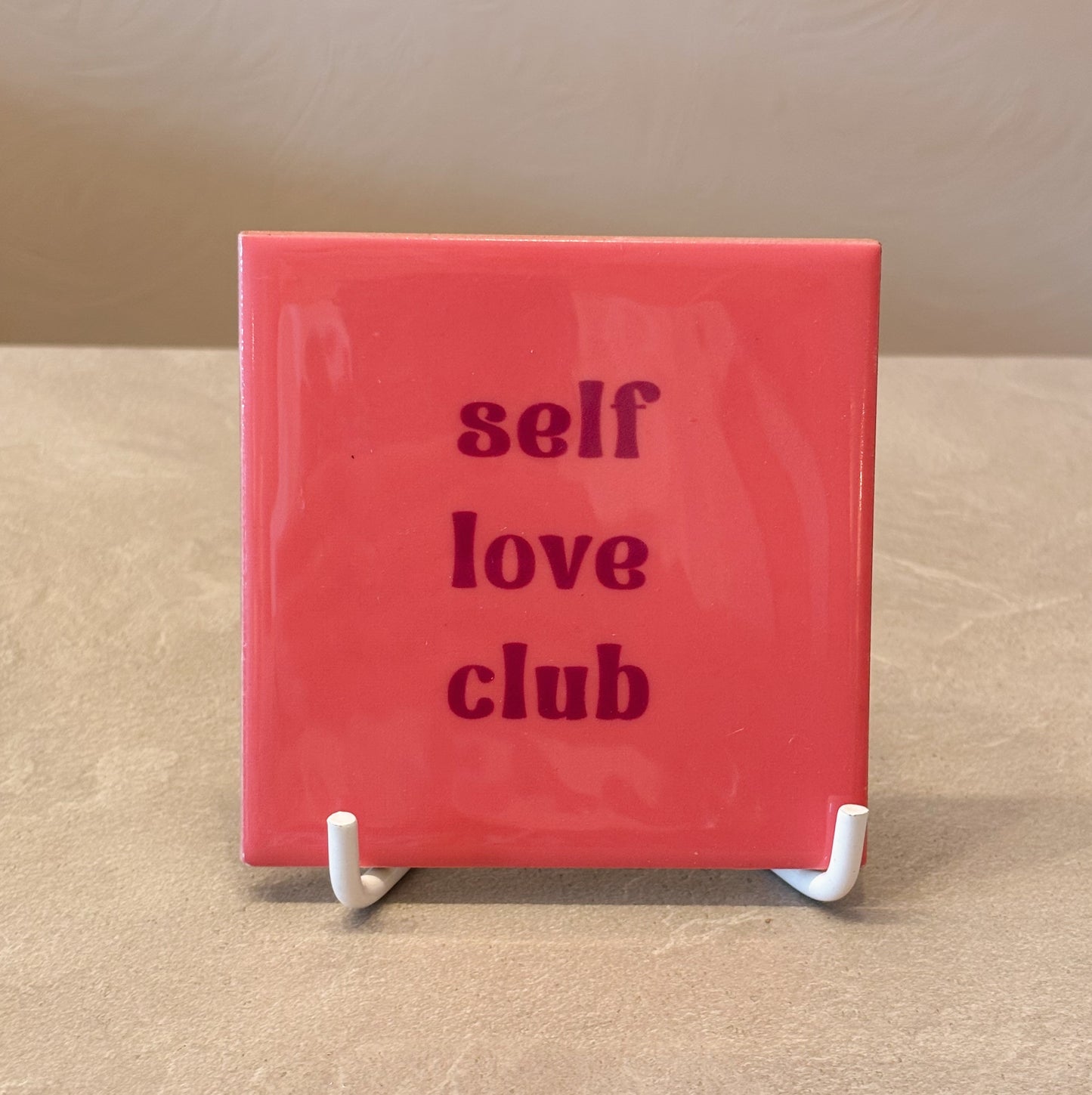 Self love club tegeltje