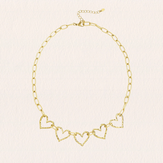 Schakelketting met hartjes