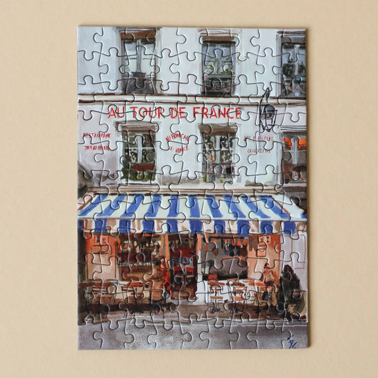 Franse bistro mini puzzel - 99 stukjes