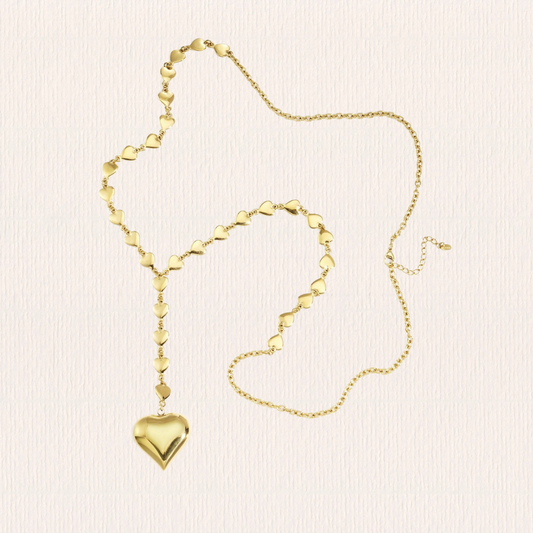 Lange ketting hartjes