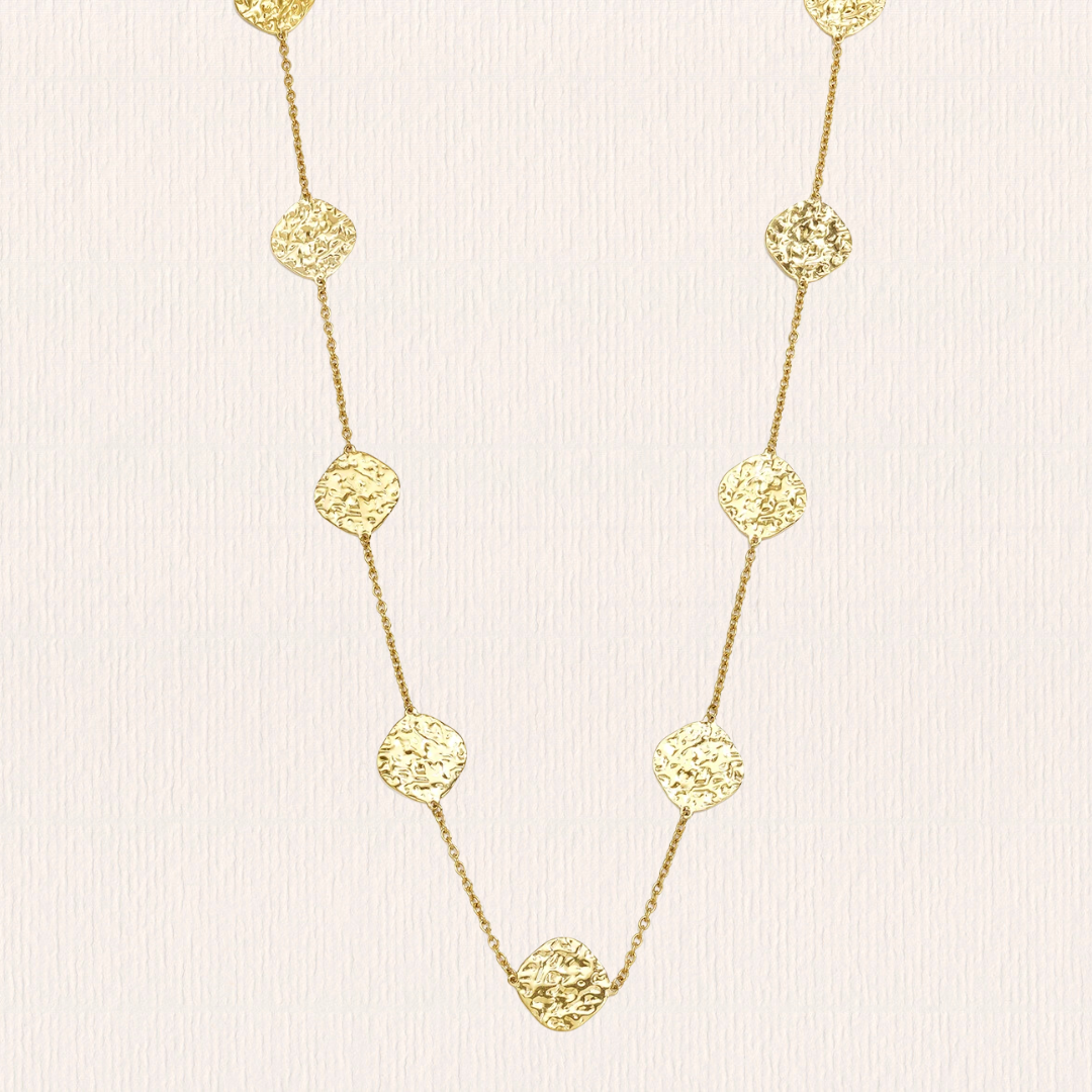 Lange ketting met cirkels