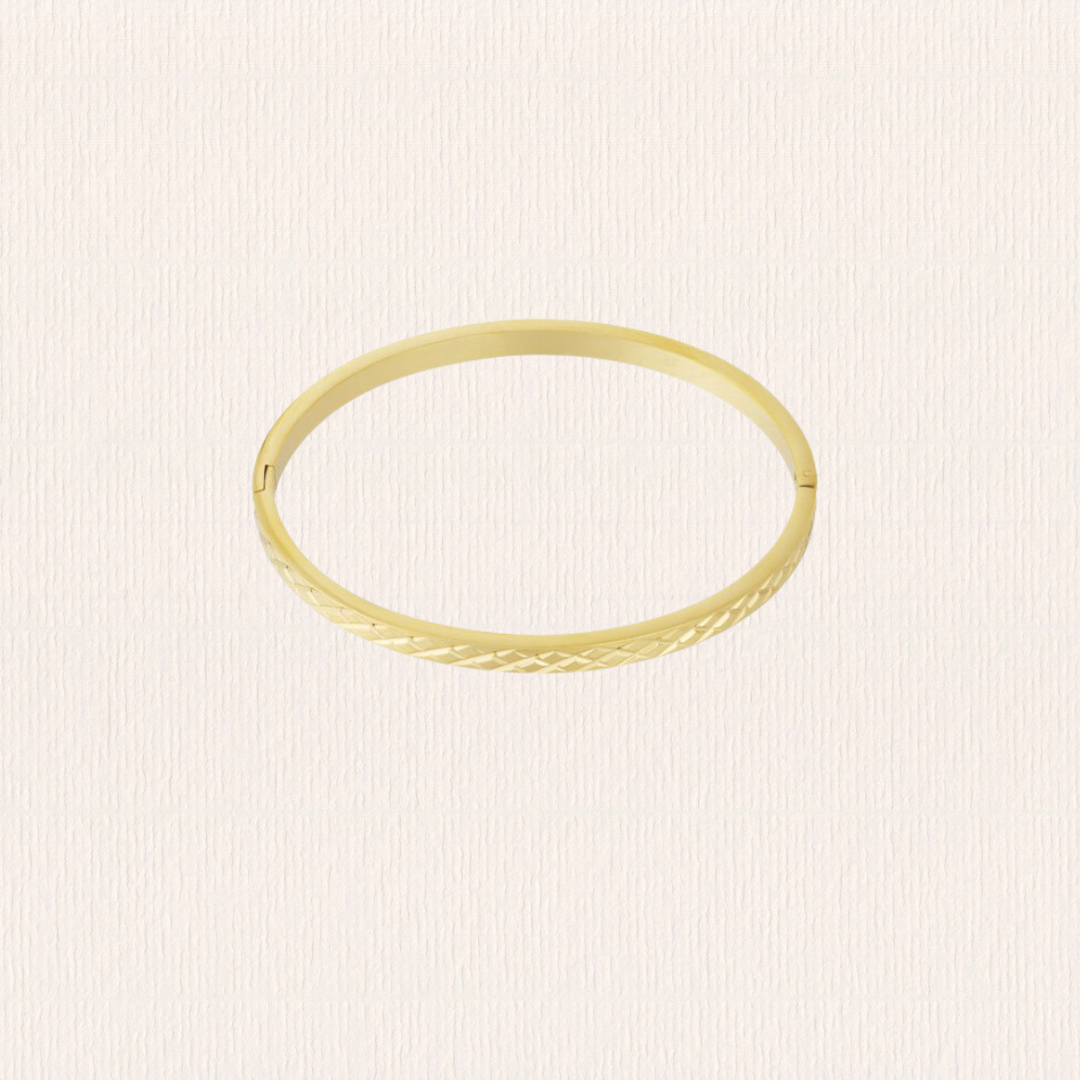 Bangle armband met ruitjes