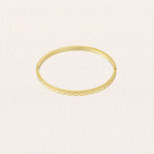 Bangle armband met ruitjes