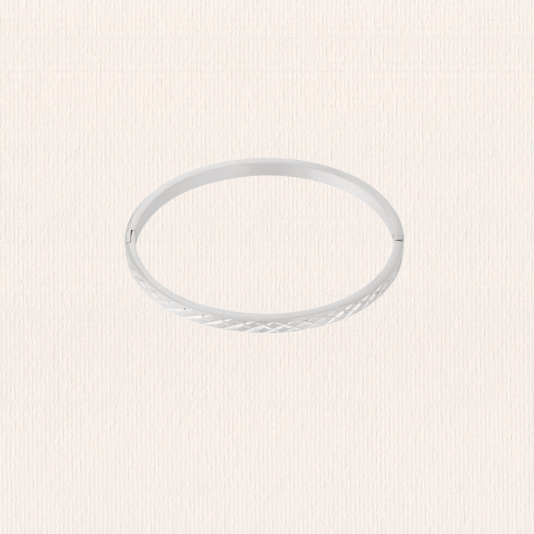 Bangle armband met ruitjes