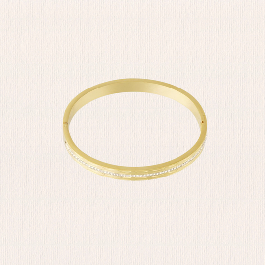 Bangle armband met steentjes