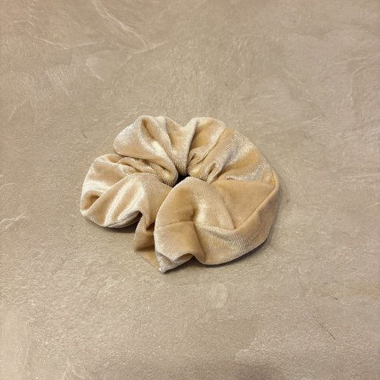Beige scrunchie