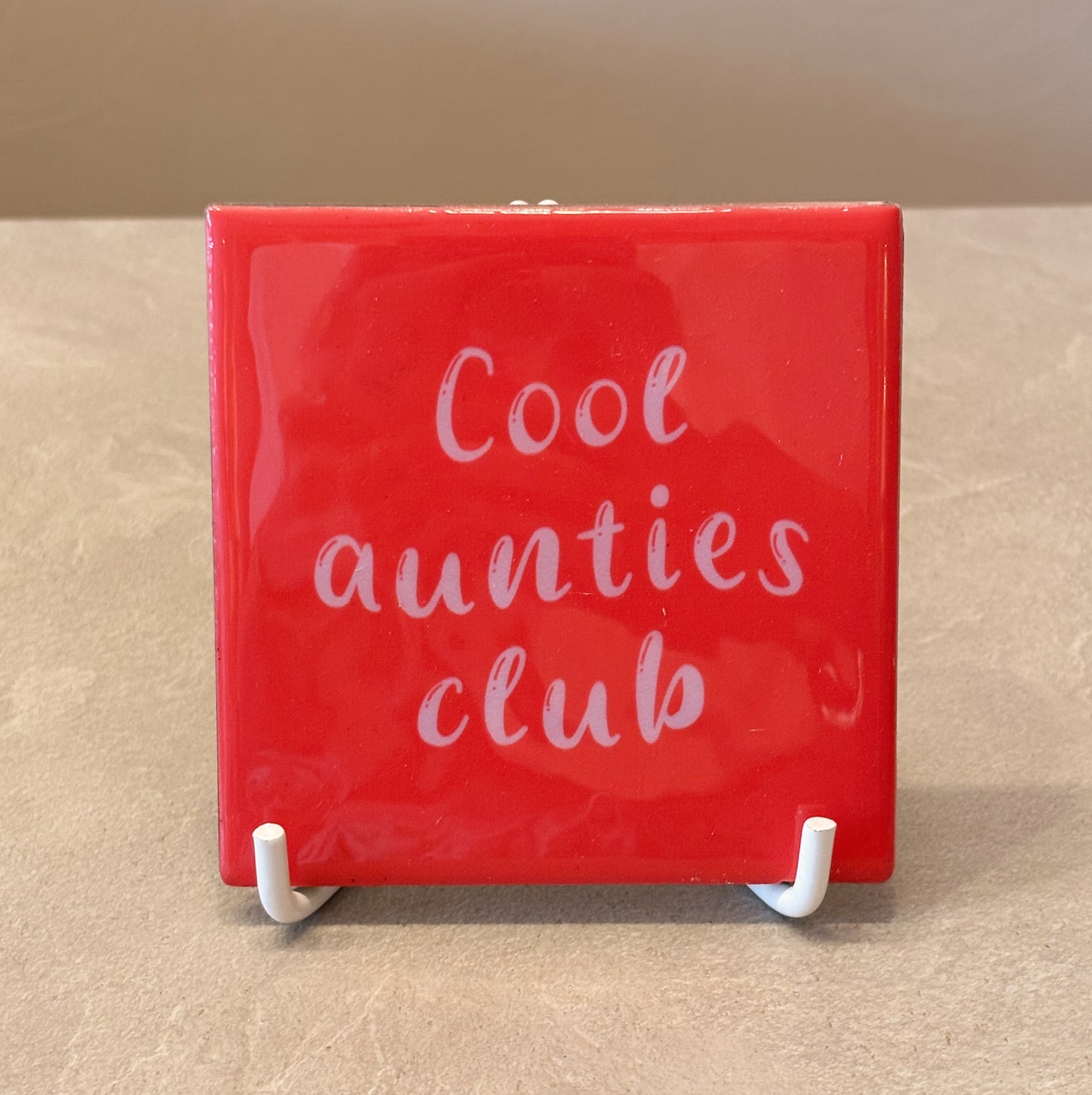 Cool aunties club tegeltje