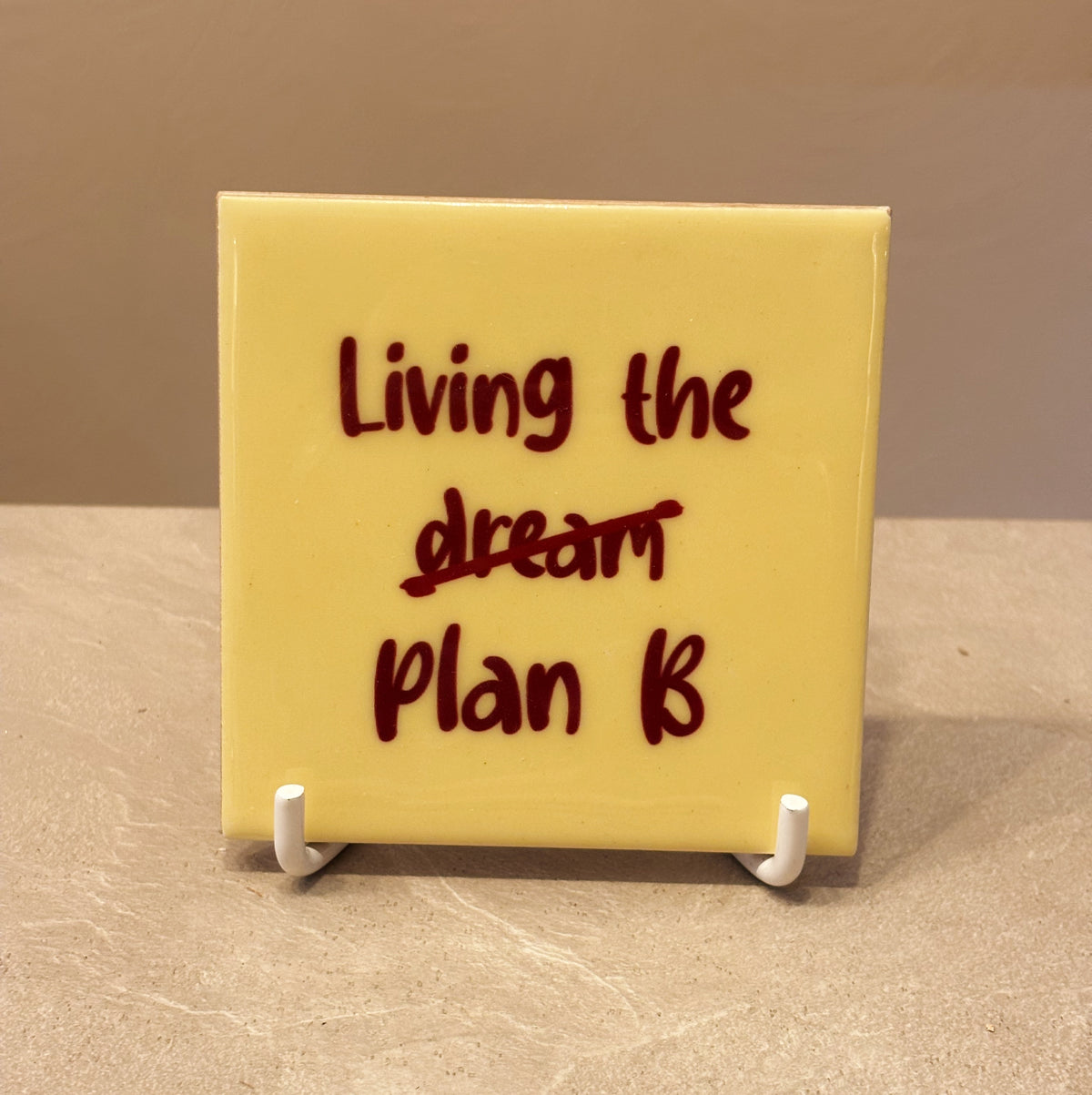 Plan B tegeltje