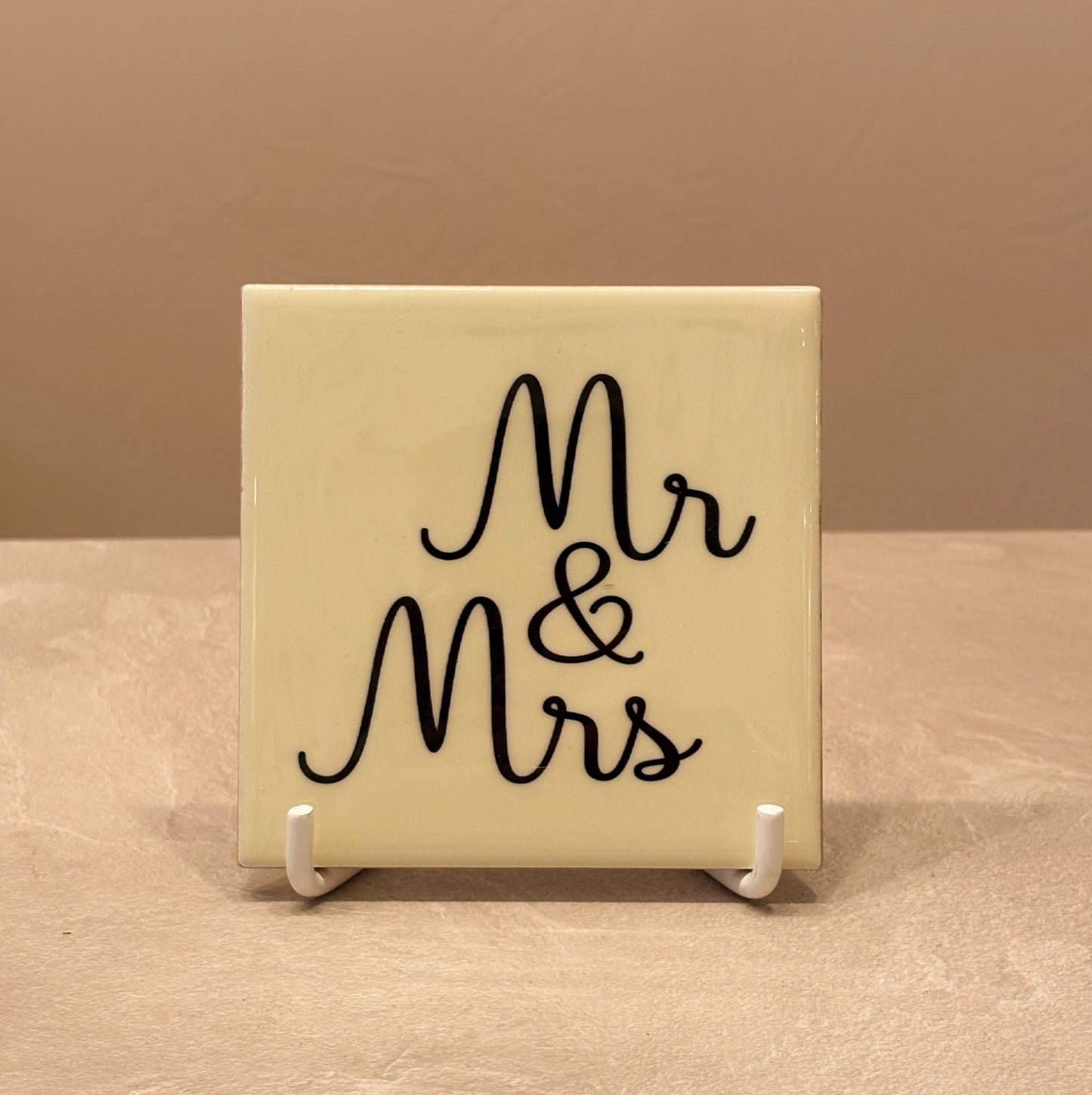 Mr & Mrs tegeltje