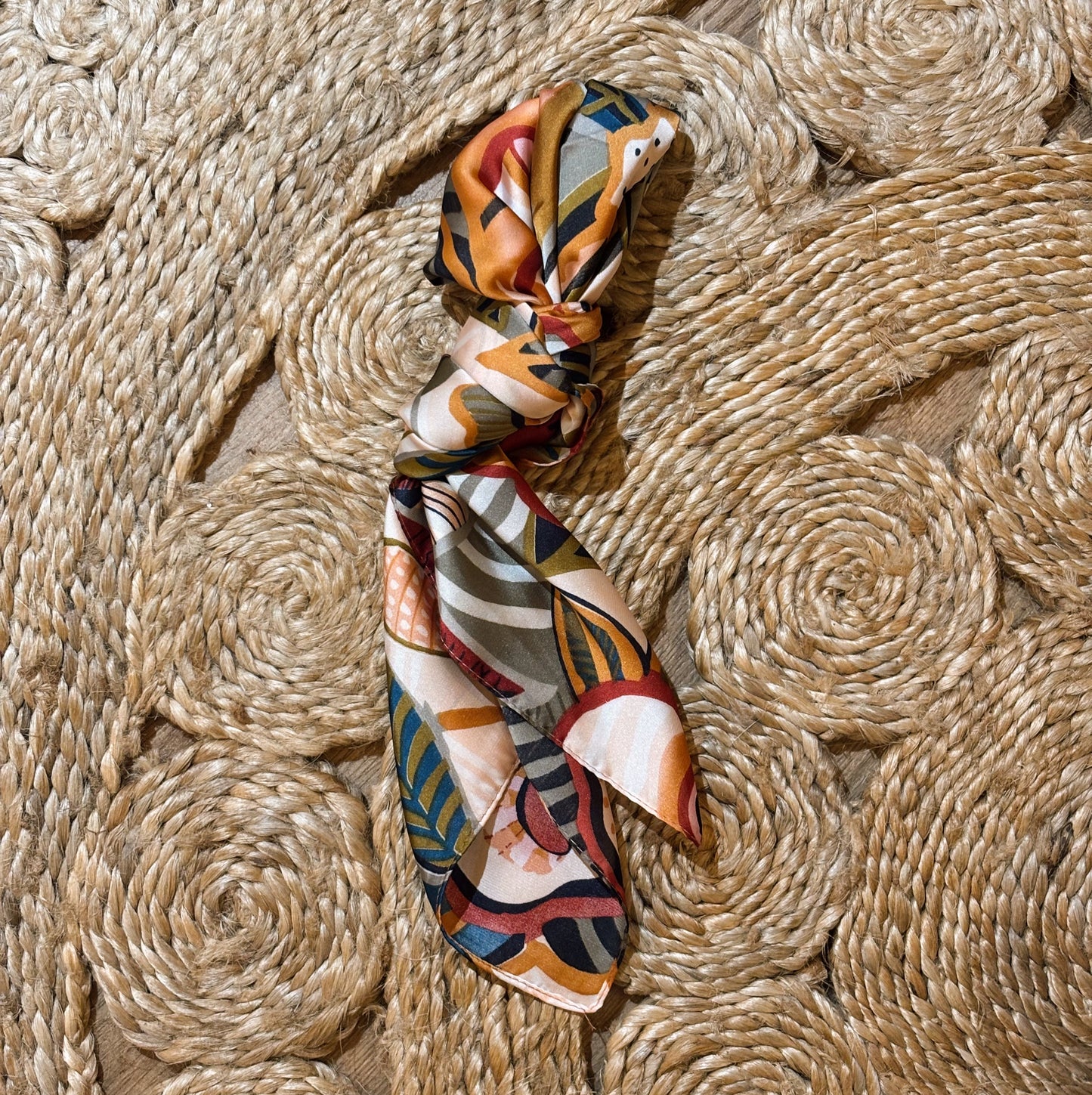 Oranje/ blauwe twilly