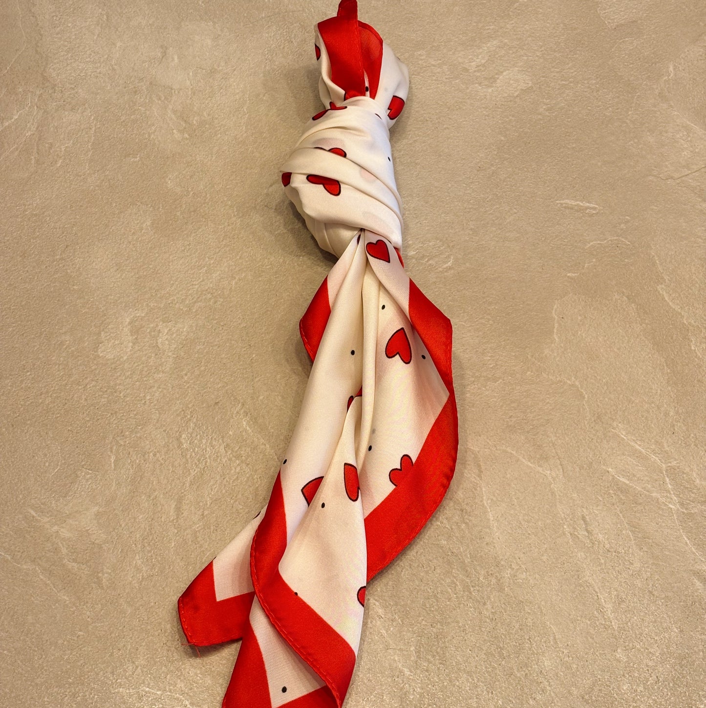 Hartjes twilly rood