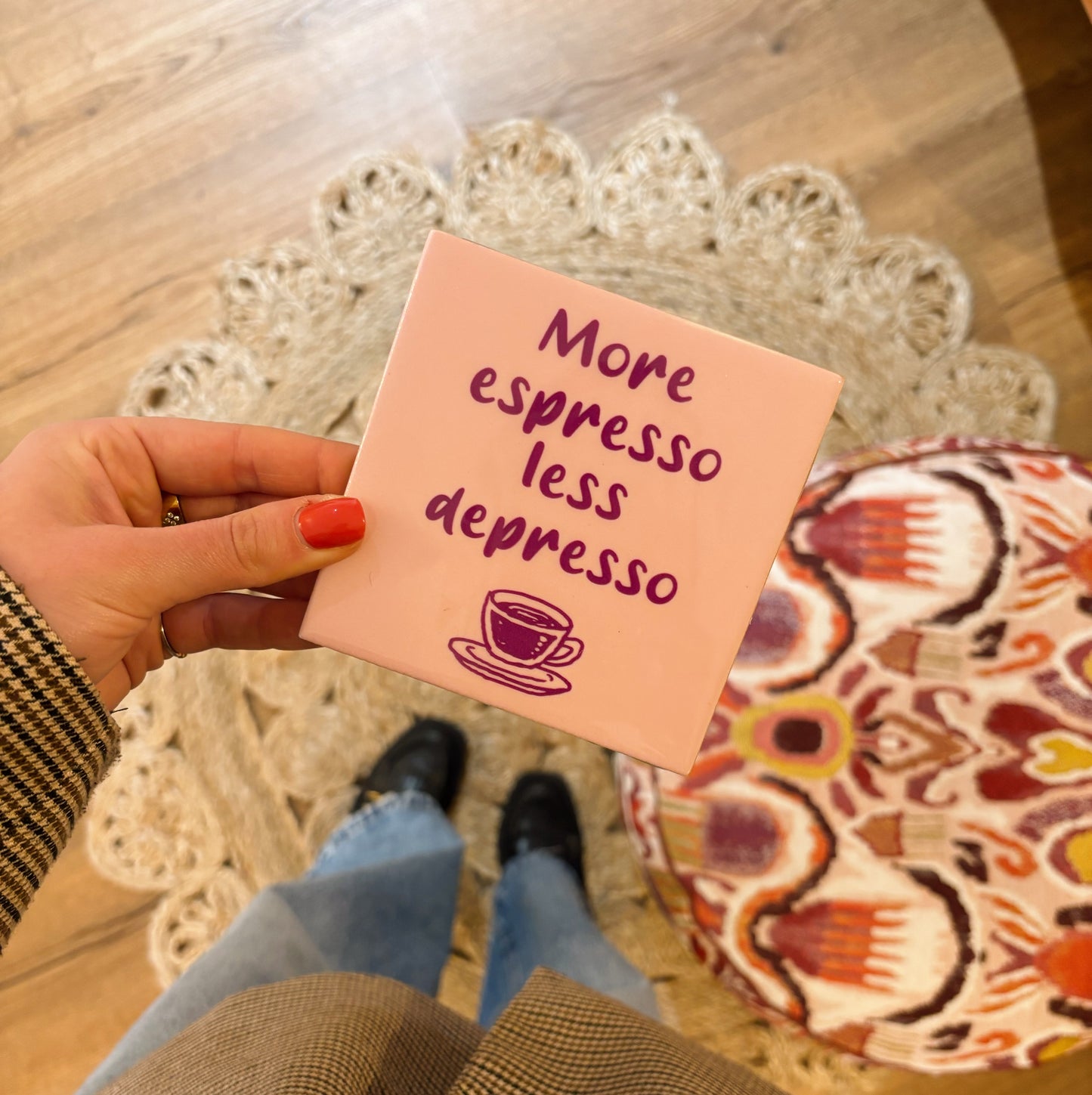 More espresso tegeltje