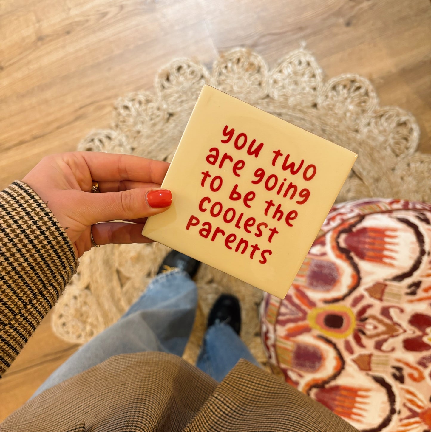 Coolest parents tegeltje