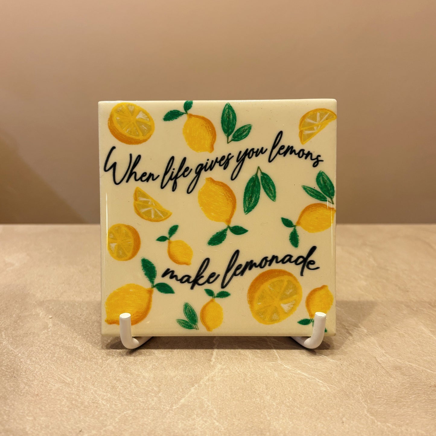 When life gives you lemons tegeltje